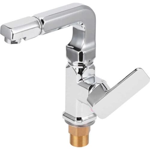 Water Bubbler Aerator Changing Faucet Aerator /2 Hot and Cold Single-Hole Washbasin Faucet 360 Degree Rotate Single