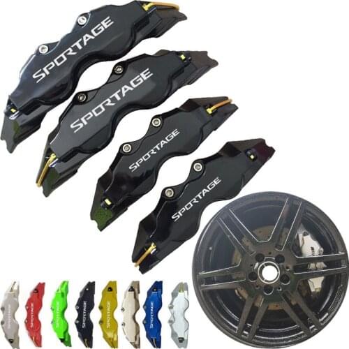 KUNBABY 2 Pcs Or 4 Pcs ABS Plastic Disc Brake Caliper Covers Sportage Logo Sticker Size L/M/S For KI A Car Styling Free Shipping