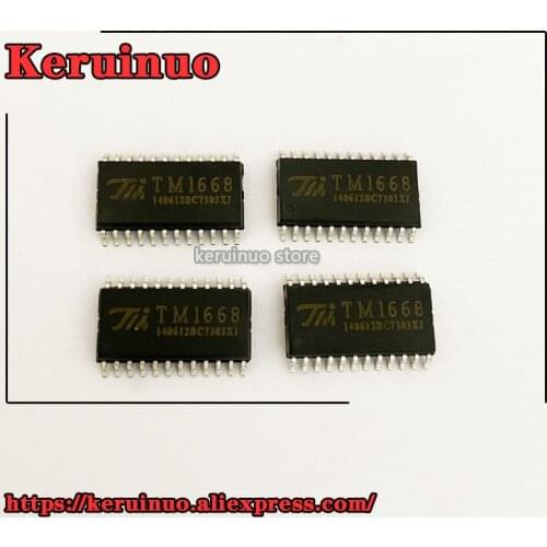 5PCS/LOT TM1668 SM1668 MC2102D SOP24 LED Driver Chip New