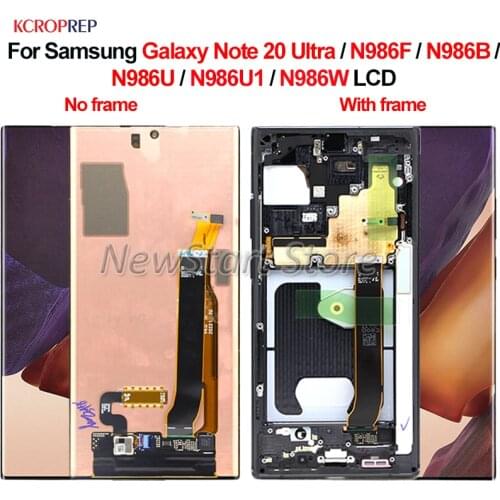 For Samsung Galaxy Note 20 Ultra Note20 Ultra 5G LCD Display Touch Screen Digitizer Assembly For Samsung N986F N986B N986U lcd