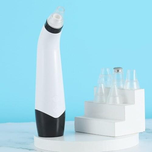 Electric Blackhead Remover Face Nose Cleaner Pore Acne Pimple Removal Facial Beauty Clean Skin Care Tool with 6 Replaceable Head