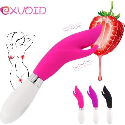 EXVOID Vibrators for Women G Spot Massager 10 Frequency AV Stick Sex Toys For Women Dildo Vibrator Silicone Deep Stimulate