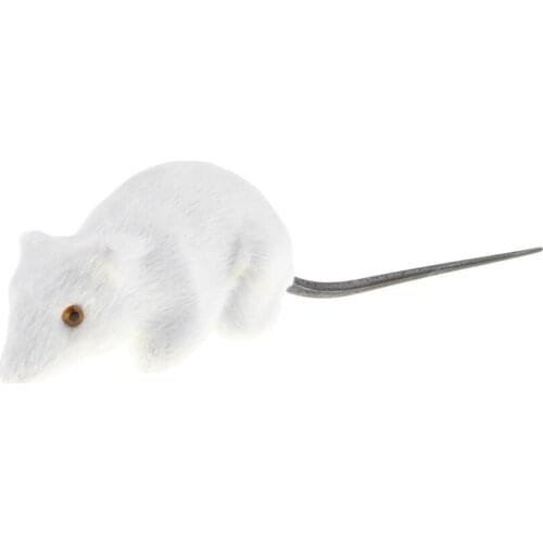 Faux Fur Animal Model Mouse Simulation Home Decor Art Collectibles