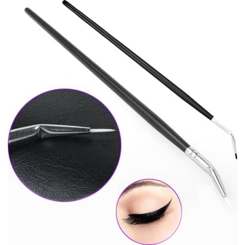Eyeliner Brush 100% New Top Deals Professional Makeup Cosmetic Soft Eye Liner Eyeliner Elbowed Brush SK88