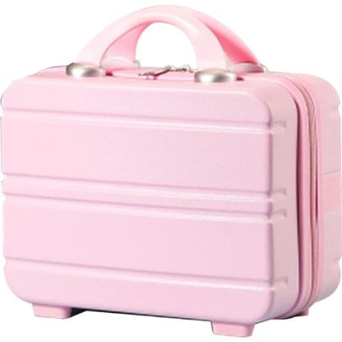 Mini Travel Hand Luggage Cosmetic Case Small Portable Carrying Pouch Cute Suitcase for Makeup