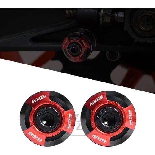 Motorcycle Accessories Swingarm Spools Slider Stand Screws Case for Ducati 899 Panigale 2014-2015