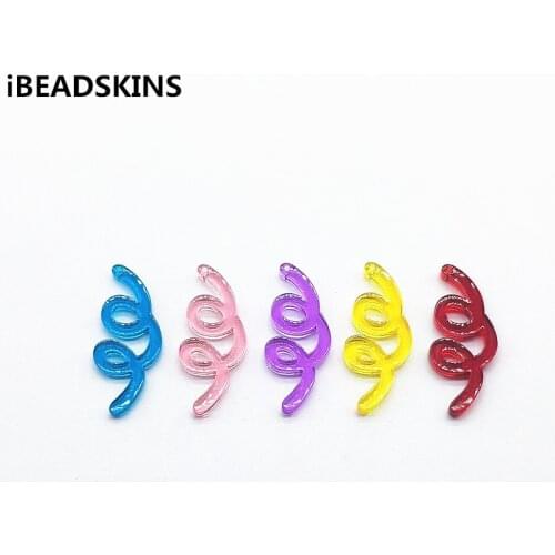New arrival! 32x13mm 100pcs Clear Twisted shape charm for Jewelry Findings/Earrings DIY parts,Jewelry Findings & Components