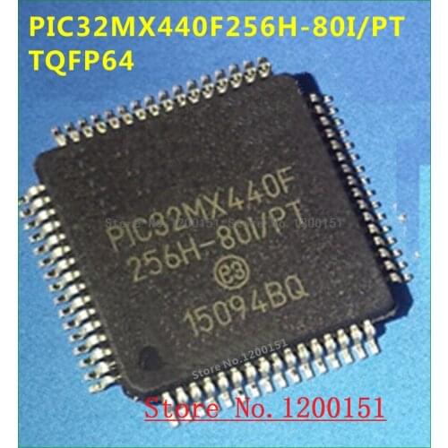 PIC32MX440 PIC32MX440F256 PIC32MX440F256H-80I/PT PIC32MX440F512 PIC32MX440F512H-80I/PT QFP64