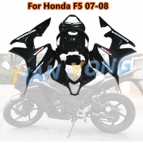 All black motorcycle decoration modified fairing kit body cover shell Fairings set for Honda CBR600RR F5 2007 2008 CBR 600 RR