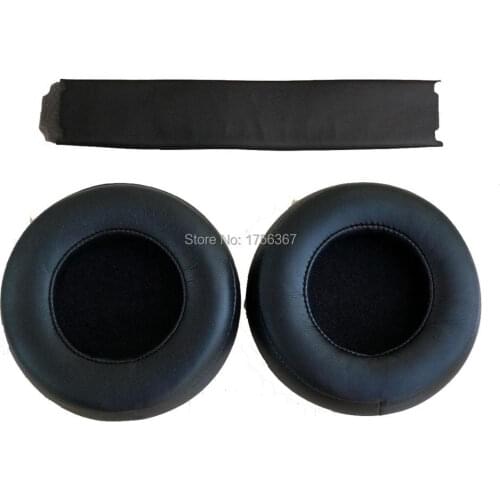 Replace ear pad + Headband for Beats DETOX / PRO headphones(Earmuffes / headset cushion)