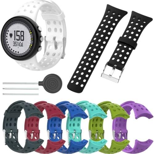 1 Pcs Men Replacement Silicone Watch Band Strap Compatible SUUNTO M1 M2 M4 M5 M Series Fashion gift A66