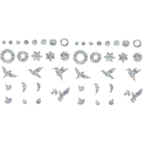 Bird Static Window Stickers Anti-Collision Window Decals Are Suitable for Bird Attack Prevents Birds