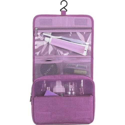 2019 Portable Women Toiletry Makeup Bag Wash Travel Large Hanging Zipper Organizer Cosmetic Bags Women Storage Pouch Toiletry