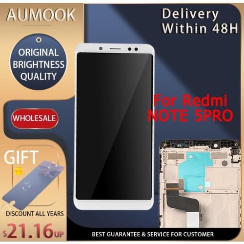 LCD for XiaoMi Redmi note 5 Display Touch Screen Digitizer Assembly With Origianl Frame Replacement for redmi note 5 pro display