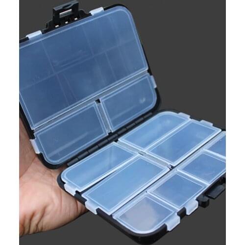 1pcs Fishing Storage Box Mini Lightweight Storage Case Fishing Lure Spoon Hook Bait Fishing Accessories Tools