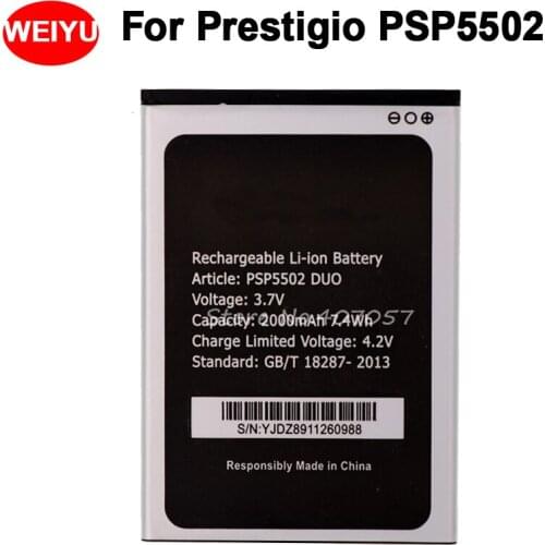 10PCS/LOT For Prestigio PSP5502 PSP5502 DUO Battery for Prestigio Muze A5 / Wize N3 PSP3507 DUO PSP3507 2000mAh