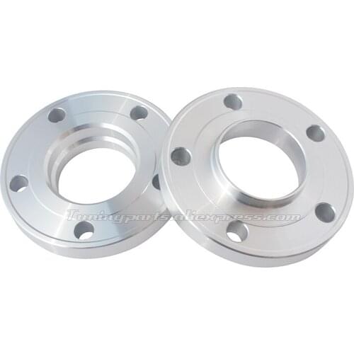 2 pieces 15 mm thickness PCD 5x120 CB 72.6mm Aluminum Car Wheel Spacer For BMW
