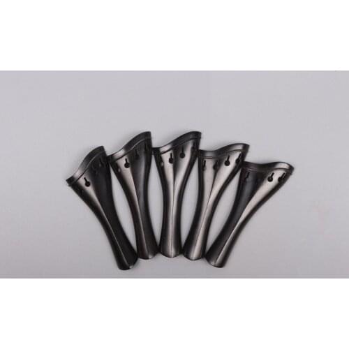 5pcs 4/4 violin parts Accessories Ebony Wood violin tailpiece Hill Type