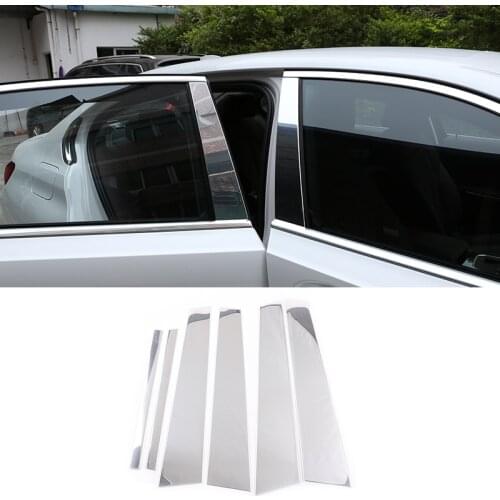 6 Pcs Aluminum Alloy Window Molding Trim Car Accessories For BMW 3 Series G20 G28 2020