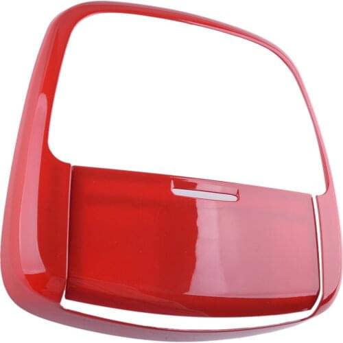 Car Red Front Roof Ceiling Reading Light Cover Lamp Trim Bezel Frame fit for Dodge Charger Durango 2014 2015 2016 2017 2018 2019