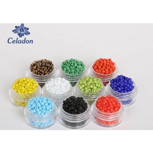 Approx 1000pcs 3MM Multicolor DIY Handmade Czech Glass Beads Solid Color Loose Spacer Seed Beads For Jewelry making