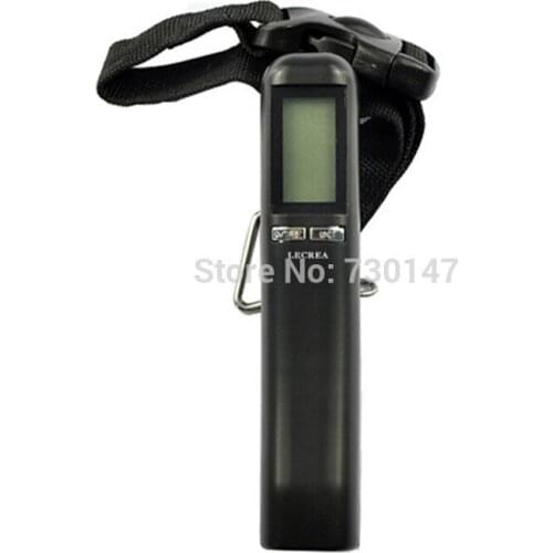 50PCS/LOT Portable Weight Hanging Handheld Backlight LCD Display Digital Electronic Luggage Scale