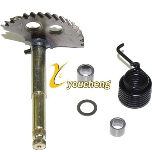GY6 125cc 150cc Kick Start Shaft Spindle with Spring Moped Scooter 152QMI 157QMJ ATV Go-Kart Engine Repair Parts QDZ-GY6125