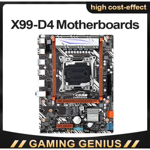 JINSHA X99D4 M-ATX Desktop LGA 2011-v3 Motherboard E5 v3 CPU DDR4 RAMSupports E5 2680V3 2620V3 2650V3 2680 V3 E5 2678V3 SATA3.0