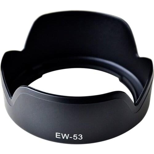 Flower Petal Bayonet Lens Hood Shade Replace EW-53 for Canon EF-M 15-45mm f/3.5-6.3 IS STM/ 15-45 mm f3.5-6.3 IS STM EW53 EW 53