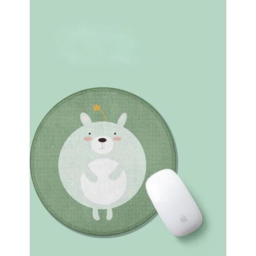 Cute Cartoon Fat Thin Bear Mouse Pad Student Computer Mouse Antiskid Notebook Pad Office Keyboard Protection Pad Desk Mat