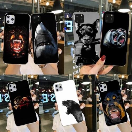 Cool Fashion Animal Phone Case For iphone 12 11 Pro Max Mini XS Max 8 7 6 6S Plus X 5S SE 2020 XR Silicone Soft cover