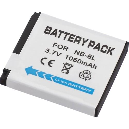NB-8L Battery Pack for Canon PowerShot A2200, A3000, A3000IS, A3100, A3100IS, A3200, A3200IS, A3300 IS, A3300IS Digital Camera