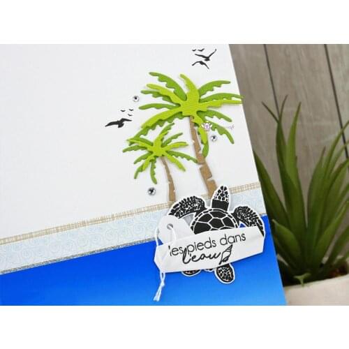 New Coconut tree decoration metal Cutting Dies Stencils DIY Scrapbooking Paper/photo Cards Embossing Dies