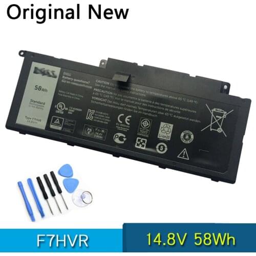 NEW Original F7HVR Laptop Battery For Dell Inspiron 15 7000 Series 7537 17 7737 14.8V 58Wh 062VNH G4YJM T2T3J