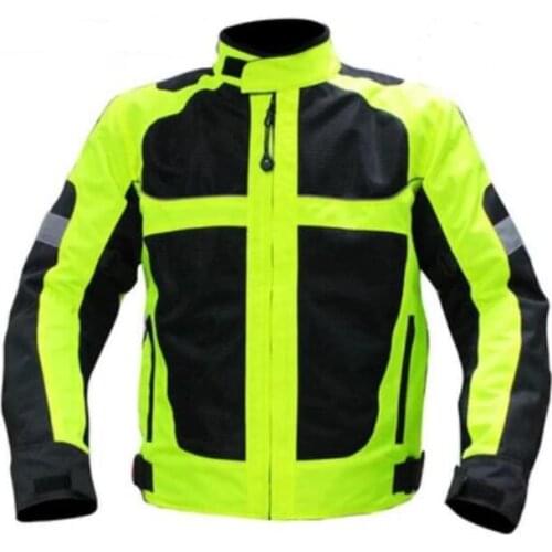 New special breathable mesh racing suit motocross, racing suit green riding, reflective vest 35
