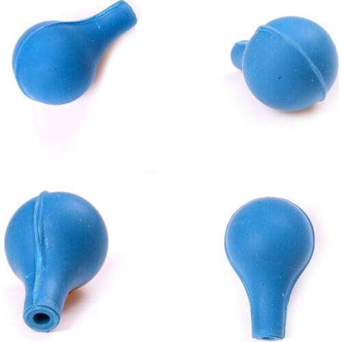 1Pcs Blue Rubber Pipette Filler Bulb For 2ml 5ml 10ml Glass Pipette Laboratory Dropper Cap Accessories