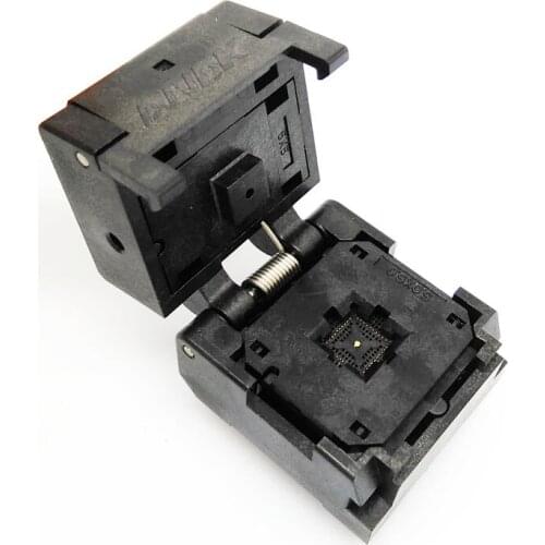 QFN40 MLF40 Burn in Socket IC549-0404-004-G IC Test Socket Pitch 0.4mm Clamshell Chip Size 5*5 Flash Adapter Burn in Socket