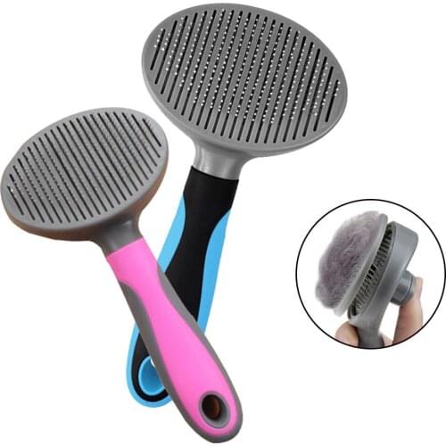 Pet Dog Comb Gromming Tool For Cats hair Brush Comb Cleaning Deshedding Pets Products for Cat Dog Removal Hairbrush For Animals