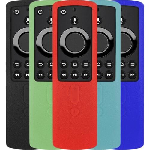Silicone Practical Protective Case Anti Slip Lattice Design Durable Remote Control Shockproof Cover For Fire TV Stick 2nd Gen 4K