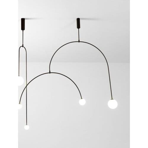 Nordic lustre pendente industrial lamp glass bedroom Home Decoration E27 Light Fixture lustre pendente deco chambre