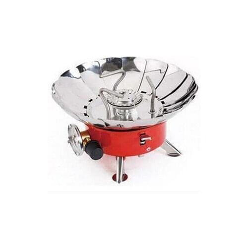 Outdoor windproof lotus stove folding stove camping stoves