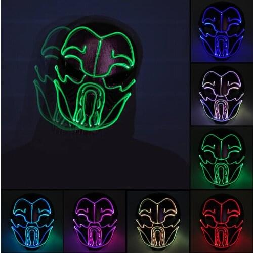 Wave Hand Changing Face Glowing Mask NEW Programmable LED Mask LED Luminous Mask Halloween Carnival Party Costume Mask