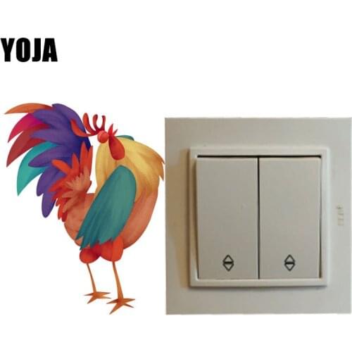 YOJA Cartoon Animal Illustration Beautiful Switch Sticker Wall Decal PVC Decoration Highj-quality 8SS0891