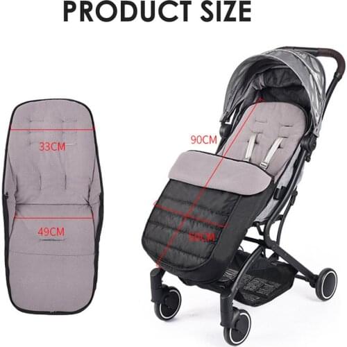 Newborn Baby Winter Warm Sleeping Bag Universal Mmmy Outdoor Strollers Footmuff Waterproof Windproof Fleece Lined Sleeping Bag
