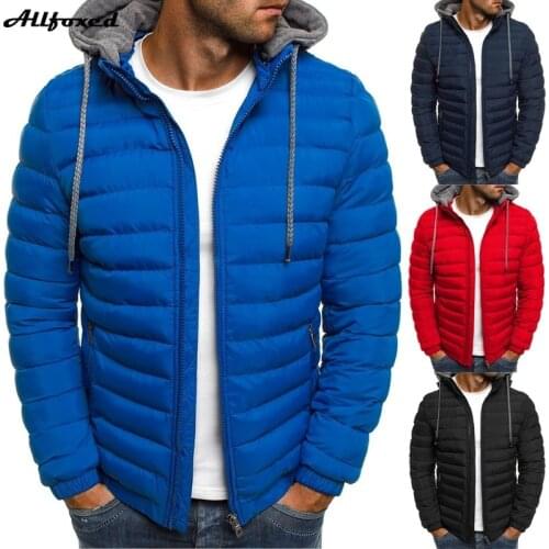 Zjself Men's Warm Parkas