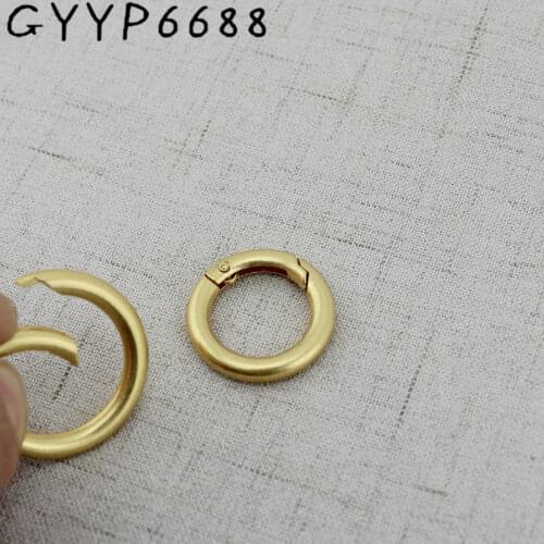 10pcs 18mm 25mm Special gold Snap Clip Trigger Spring Ring for Making Purse Bag Handbag Handle Connector