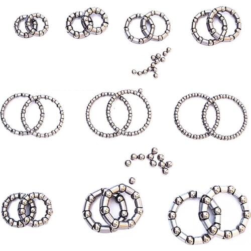 2pc Bike Ball Bearing Retainer Replacement Bicycle Headset Bottom Bracket Fork All Series 40-32/37-29/38-24/31-22/29-22/25/21mm