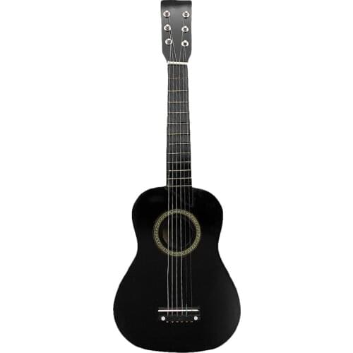 23 Inch Small Mini Guitar Basswood 6 Strings Acoustic Guitar with Pick Strings Accessory for Beginner Children Kids Gift