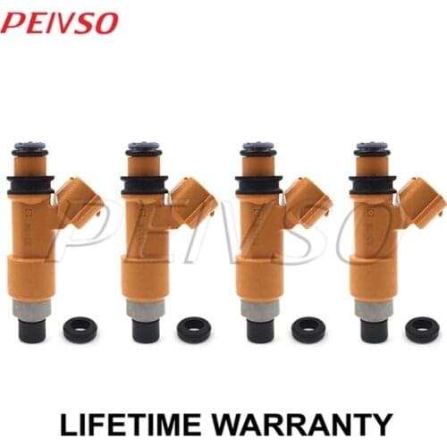 4x 5VX-13761-00-00 fuel injector for Yamaha FZ6 (FZ600SS) FZ6 (FZ600SSC) FZ6R (FZ6RZCL) FZ6R (FZ6RACO)