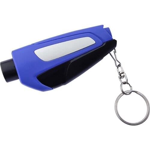 Car Window Breaker Seatbelt Cutter, Portable Glass Breaker Keychain for Land & Underwater Emergency, Safety Car Escape Tool